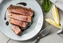 Cá ngừ nướng chảo