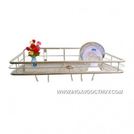 Rổ ống inox có móc lùa 30x90cm