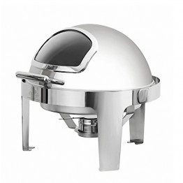 Buffet tròn chân inox (nắp PC) - KS51363