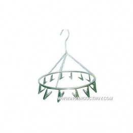 Móc dù tròn lớn inox